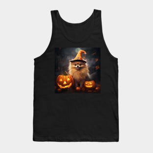 Pomeranian Halloween Tank Top